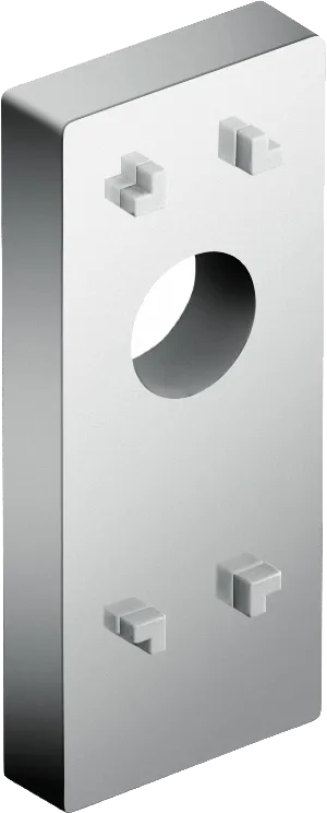 Hansgrohe AXOR Uno Mischer, AXOR Uno Fliesenausgleichsscheibe, Hellgrau Hansgrohe AXOR Uno Mischer, AXOR Uno Fliesenausgleichsscheibe, Hellgrau