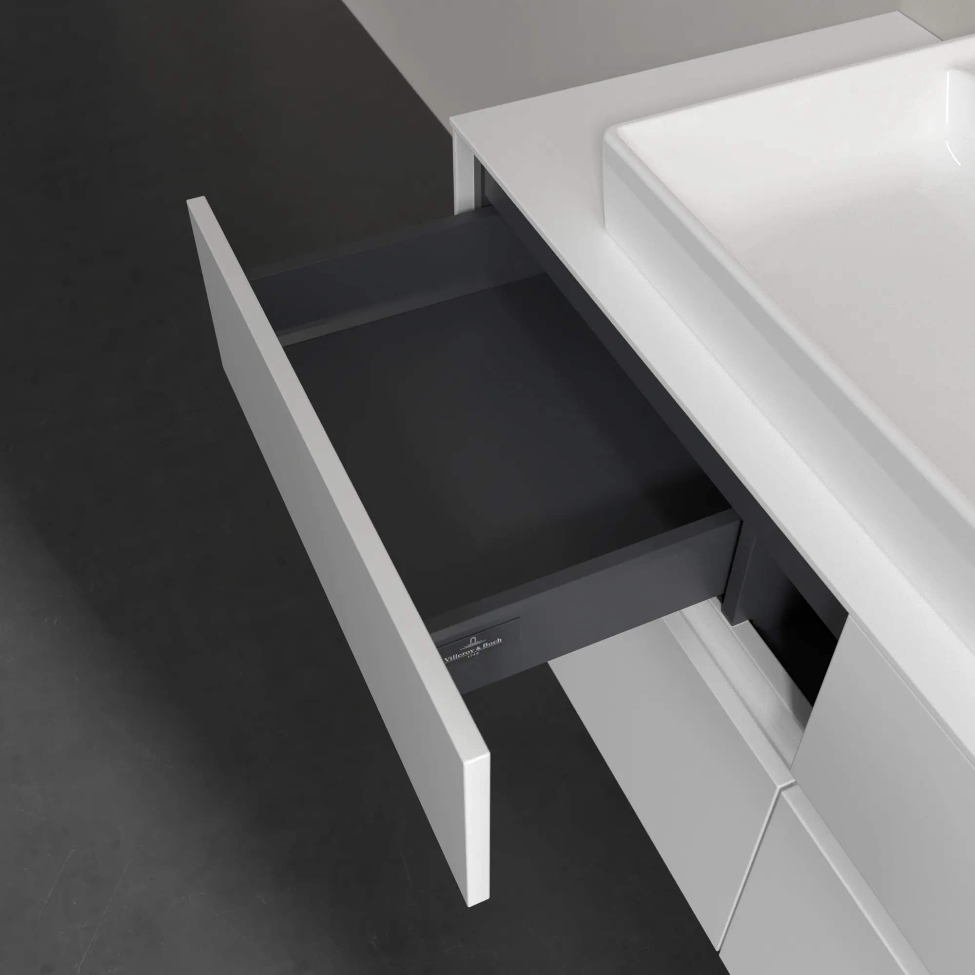 Villeroy & Boch Collaro Waschbeckenunterschrank 1200x548x500mm Glossy White