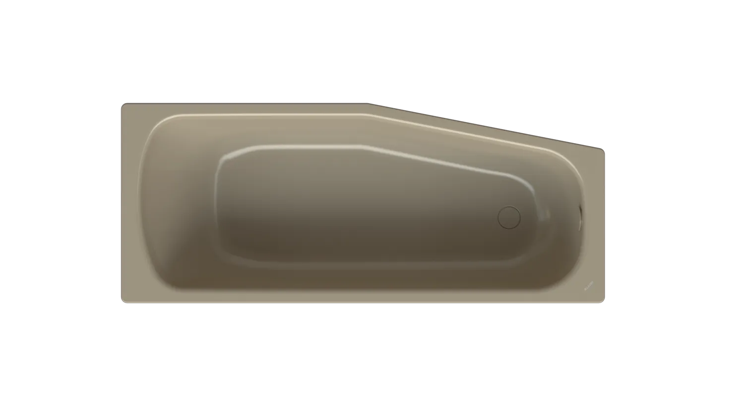 Bette Bambino Badewanne, Hazel, 1570 x 650 mm, 30 mm Randhöhe, 1-Sitzer, Raumspar-Badewanne