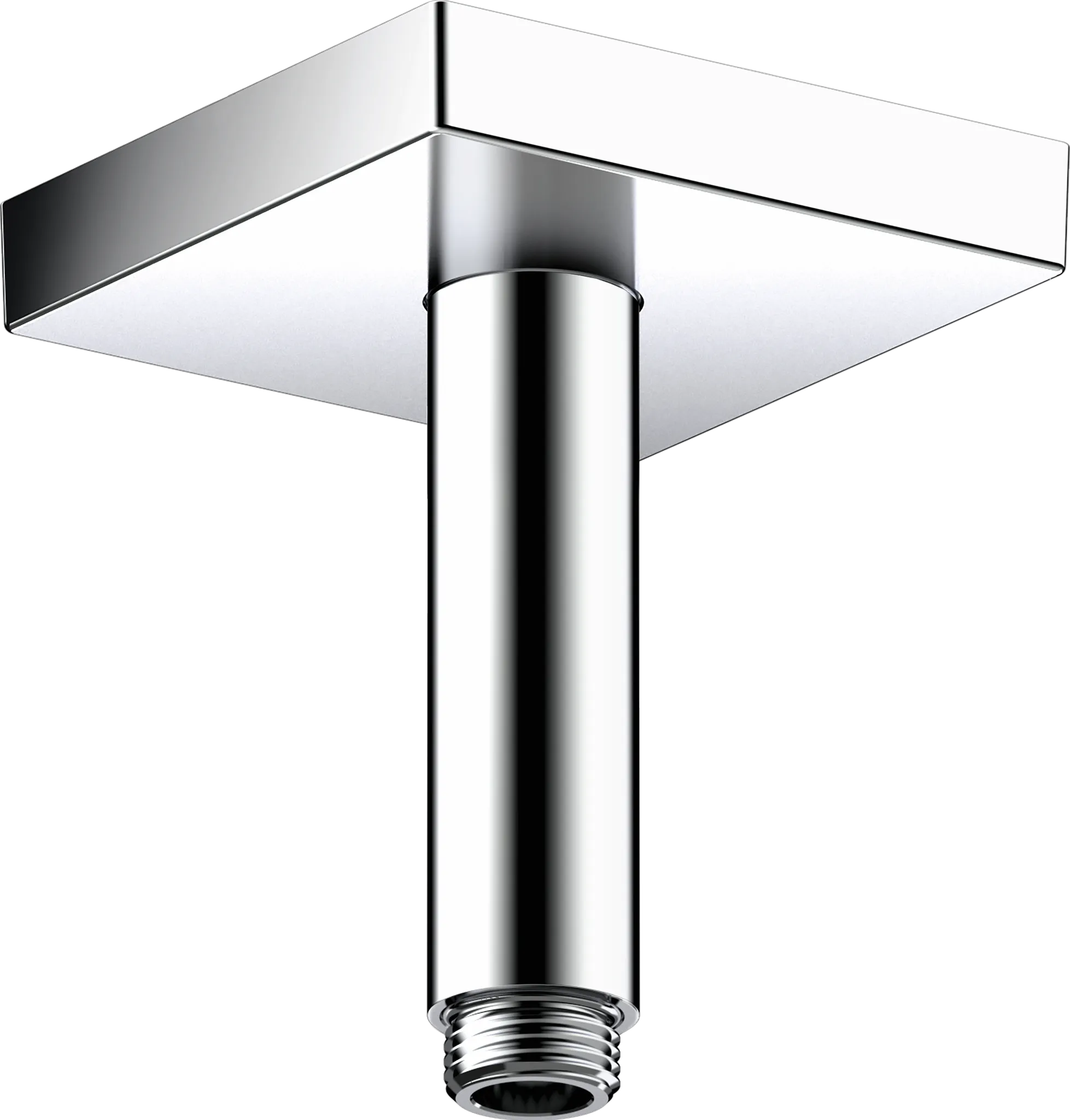 Hansgrohe AXOR ShowerSolutions Deckenanschluss 100 mm eckig, Chrom