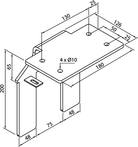 Zubehör Bankträger ZRV433-433/1 Sonder-Lack