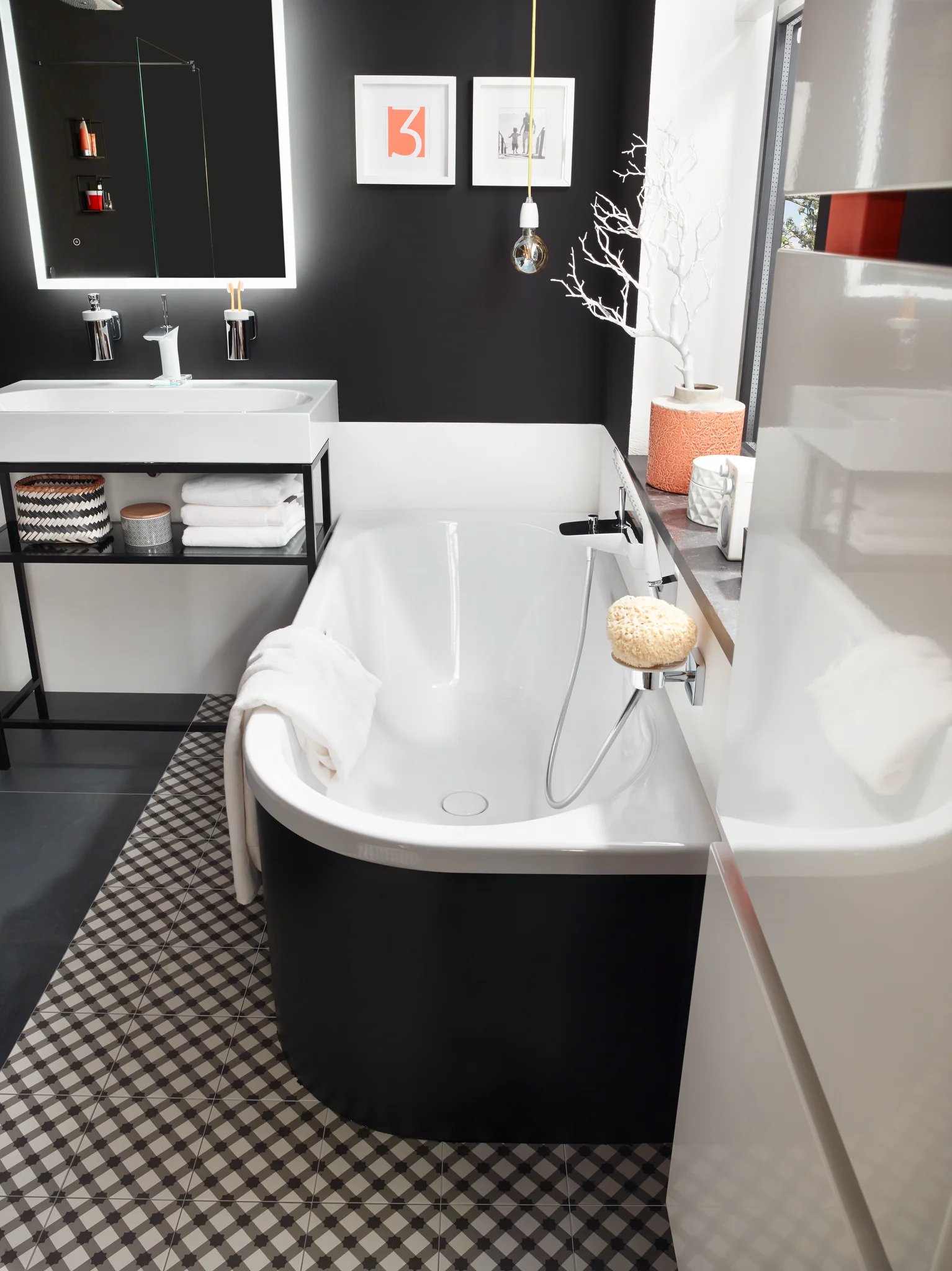 Kaldewei CENTRO DUO 1 RECHTS Badewanne, oval, 1800 x 800 mm, alpinweiß
