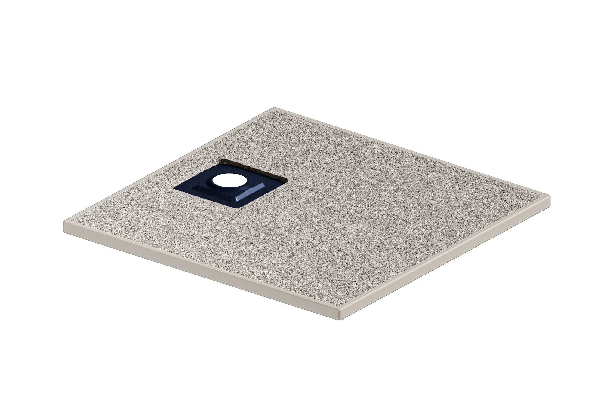 Kaldewei ALUVIA Duschfläche, 900x900 mm, alpinweiß, Invisible Grip, SolidLite Kaldewei ALUVIA Duschfläche, 900x900 mm, alpinweiß, Invisible Grip, SolidLite