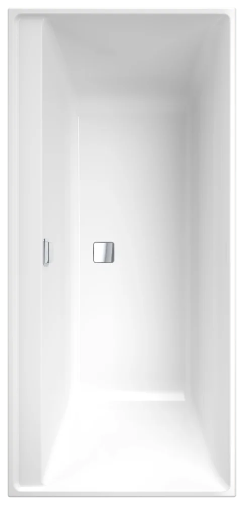 Villeroy & Boch Collaro rechteckige Badewanne in Stone White, 1600 x 750 mm, Höhe 470 mm, Einbauhöhe 580–622 mm, Acryl, matt, mit Mittelablauf Villeroy & Boch Collaro rechteckige Badewanne in Stone White, 1600 x 750 mm, Höhe 470 mm, Einbauhöhe 580–622 mm, Acryl, matt, mit Mittelablauf