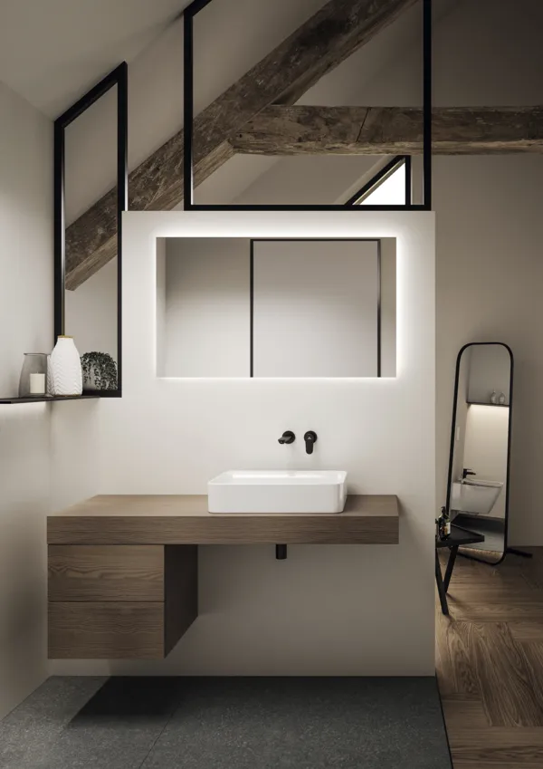 Wand-Waschtischarmatur Cerafine O Ausladung 224mm Chrom Wand-Waschtischarmatur Cerafine O Ausladung 224mm Chrom