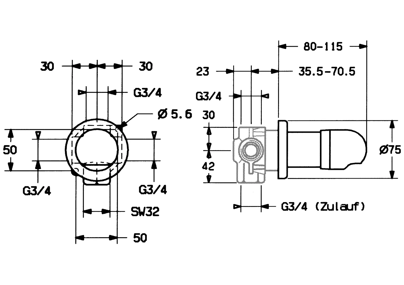 Hansa Hansajet Deckelteil für Umsteller Hansa 0287 Chrom, rund Hansa Hansajet Deckelteil für Umsteller Hansa 0287 Chrom, rund