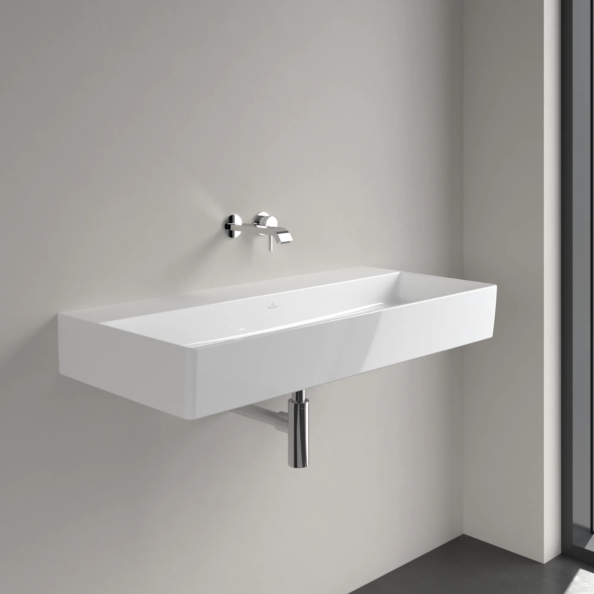 Villeroy & Boch Waschbecken Memento 2.0 4A22A3, 1000 x 470 mm, Rechteck, ohne Überlauf, Weiß Alpin
