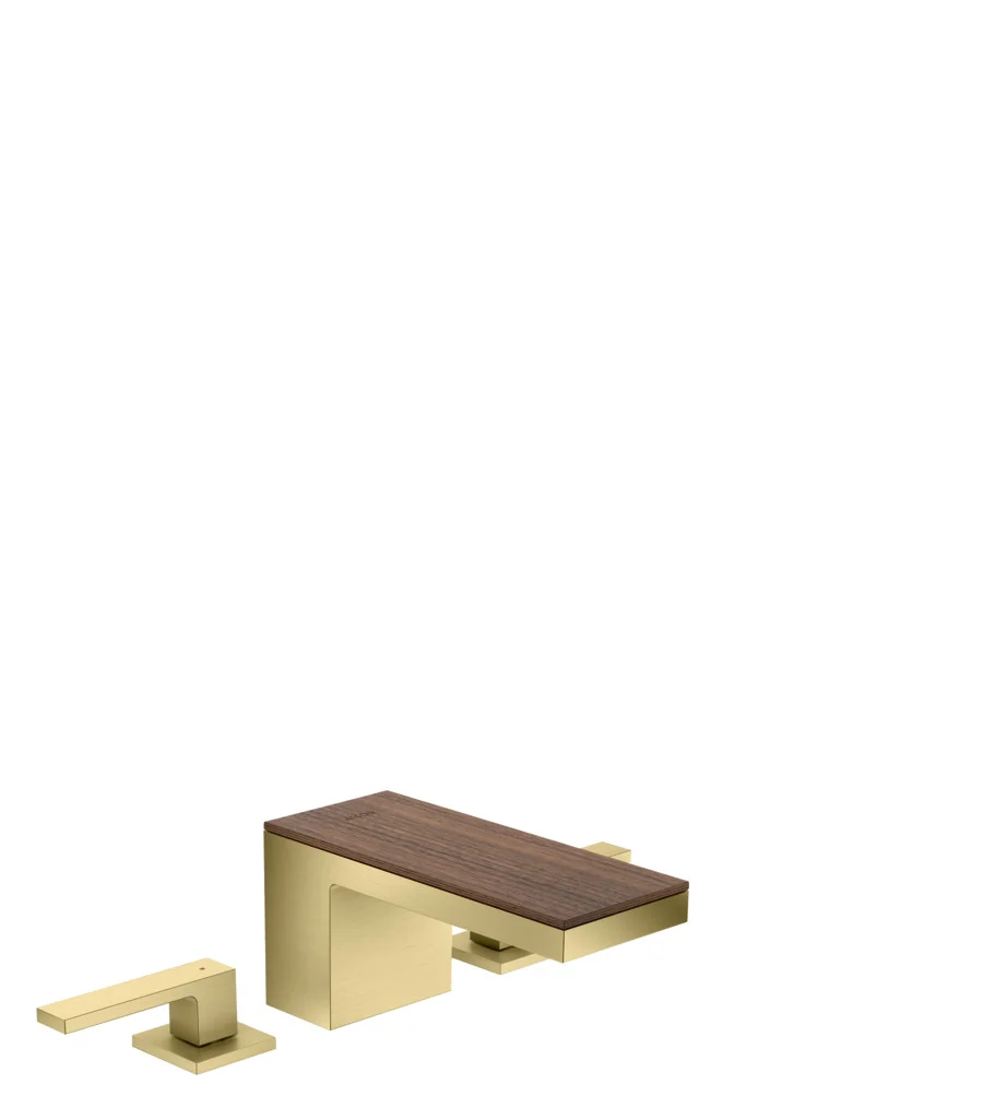 Hansgrohe AXOR MyEdition Platte 200 mm, Amerikanischer Nussbaum, abnehmbar