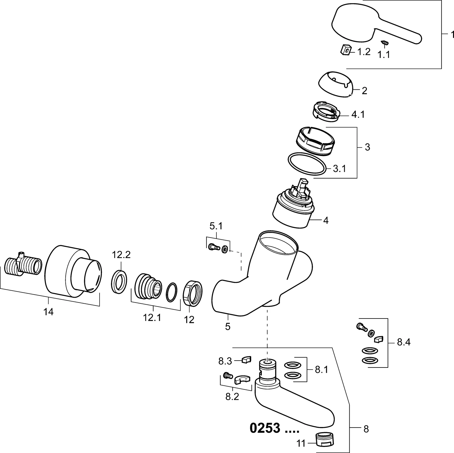 HansaMEDIPRO Einhebelmischer Waschtischbatterie HansaMEDIPRO 0255 Ausladung 246 mm DN15 Chrom HansaMEDIPRO Einhebelmischer Waschtischbatterie HansaMEDIPRO 0255 Ausladung 246 mm DN15 Chrom