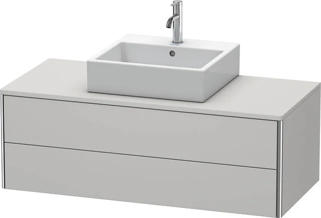 Duravit Waschtischunterschrank wandhängend „XSquare“ 120 × 40 × 54,8 cm Nordic Weiß Seidenmatt