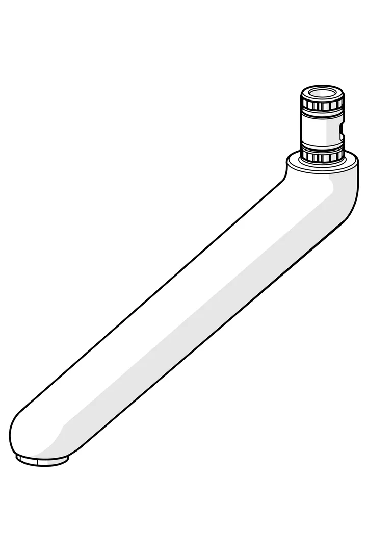 Hansa Auslauf Hansa 0270 L=226 Ausladung 226 mm Chrom