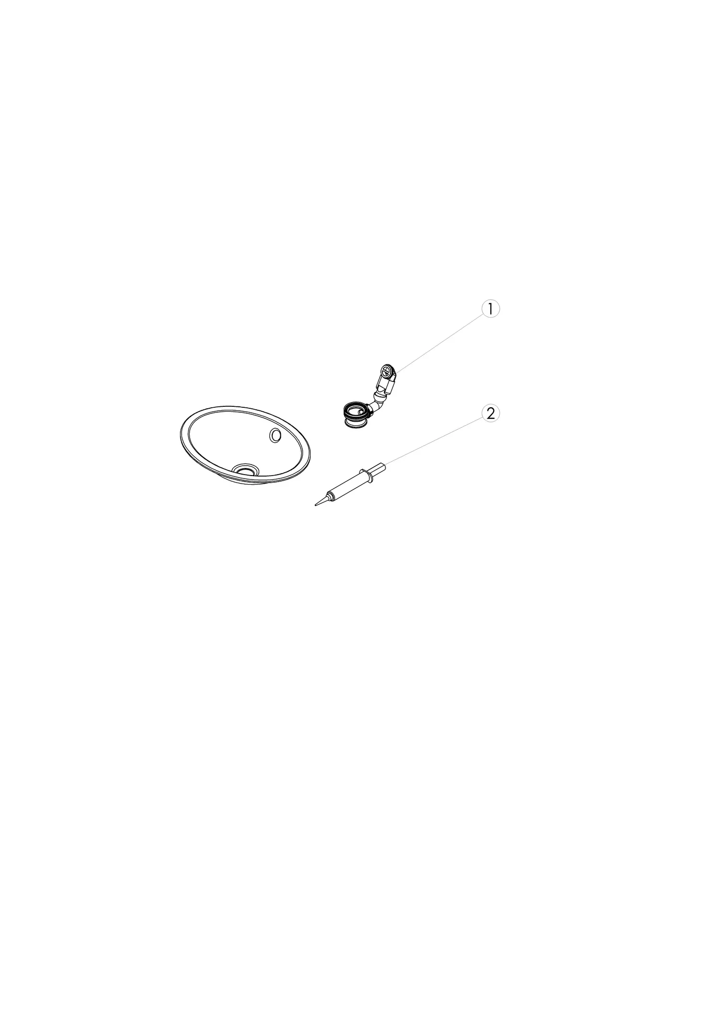 Waschbecken „O-Serie“ 325 × 106 mm in Alpinweiß, mit ProShield Waschbecken „O-Serie“ 325 × 106 mm in Alpinweiß, mit ProShield