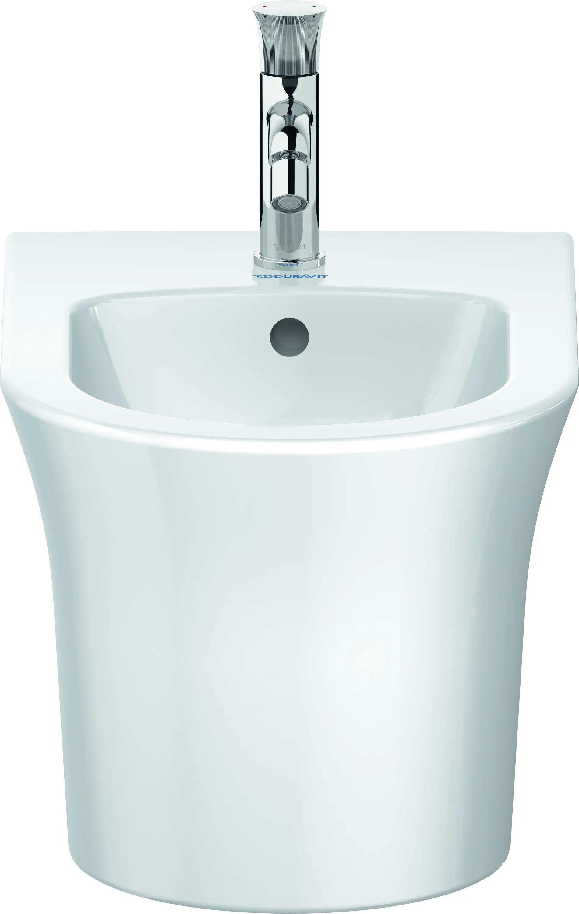 Duravit Wand-Bidet „White Tulip“, Befestigung sichtbar 37 × 54 × 31,5 cm