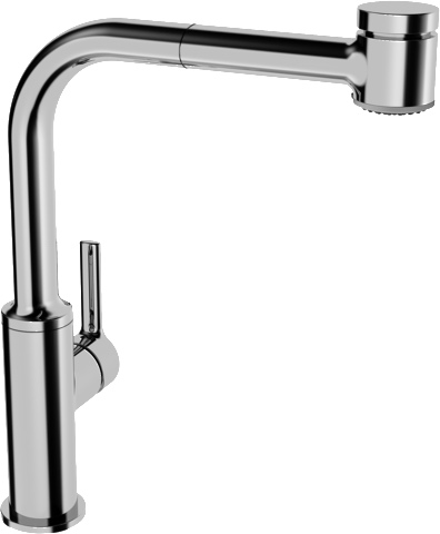 HA Einhebelmischer Küchenarmatur HANSARONDA 5491 2-strahlig Ausladung 221 mm DN15 Chrom