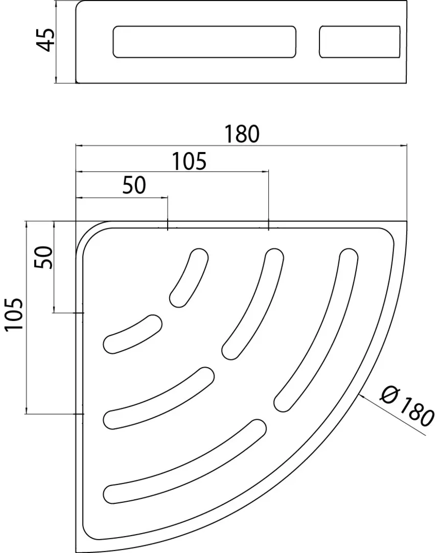 emco Eck-Wandkorb „system 2“, Befestigung verdeckt 18 × 18 × 4,5 cm in chrom emco Eck-Wandkorb „system 2“, Befestigung verdeckt 18 × 18 × 4,5 cm in chrom