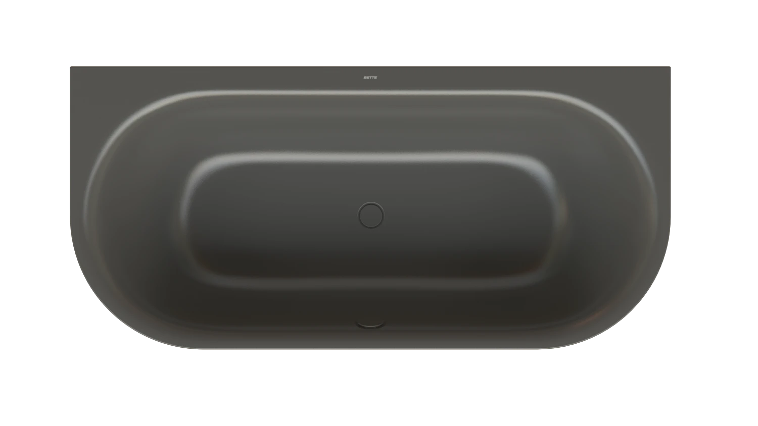 Bette oval Badewanne „BetteLux Oval I Silhouette“ 180 × 85 cm in Anthracite Bette oval Badewanne „BetteLux Oval I Silhouette“ 180 × 85 cm in Anthracite