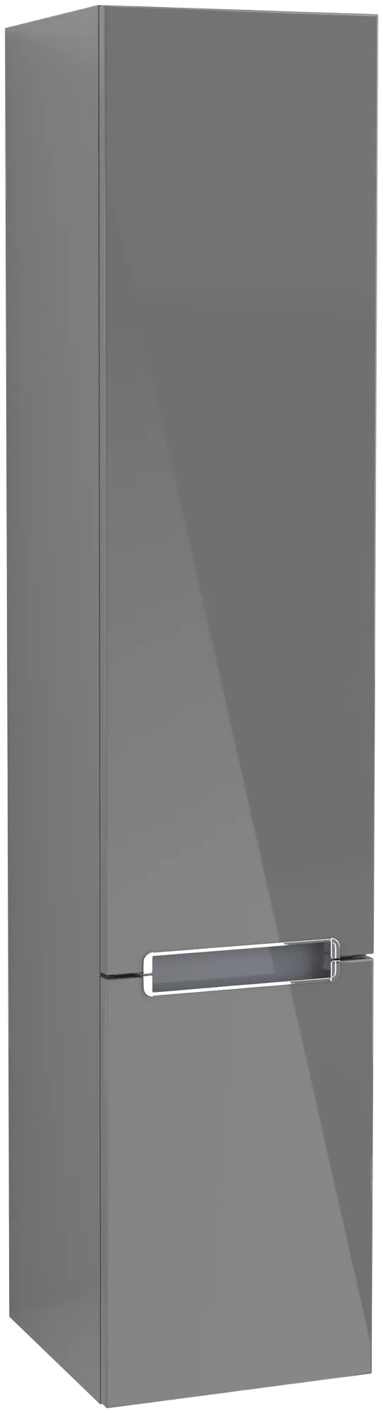 Villeroy & Boch Hochschrank „Subway 2.0“ 35 × 165 × 37 × 37 cm Glossy Grey, Anschlag links, ohne Beleuchtung Villeroy & Boch Hochschrank „Subway 2.0“ 35 × 165 × 37 × 37 cm Glossy Grey, Anschlag links, ohne Beleuchtung