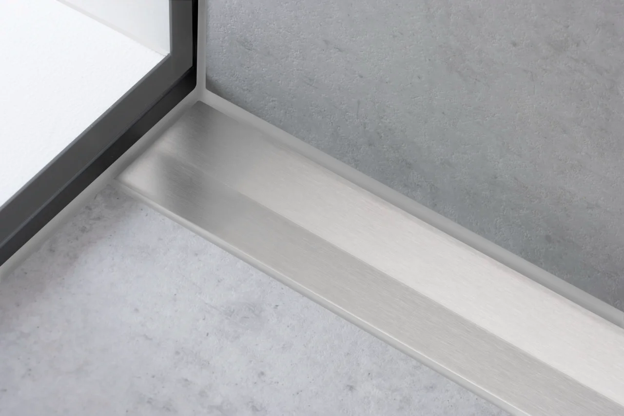 Hansgrohe RainDrain Flex Duschrinne 1000 mm, wandangebunden, höhenverstellbar, Edelstahl V2A, bis zu 60 l/min Ablaufleistung Hansgrohe RainDrain Flex Duschrinne 1000 mm, wandangebunden, höhenverstellbar, Edelstahl V2A, bis zu 60 l/min Ablaufleistung
