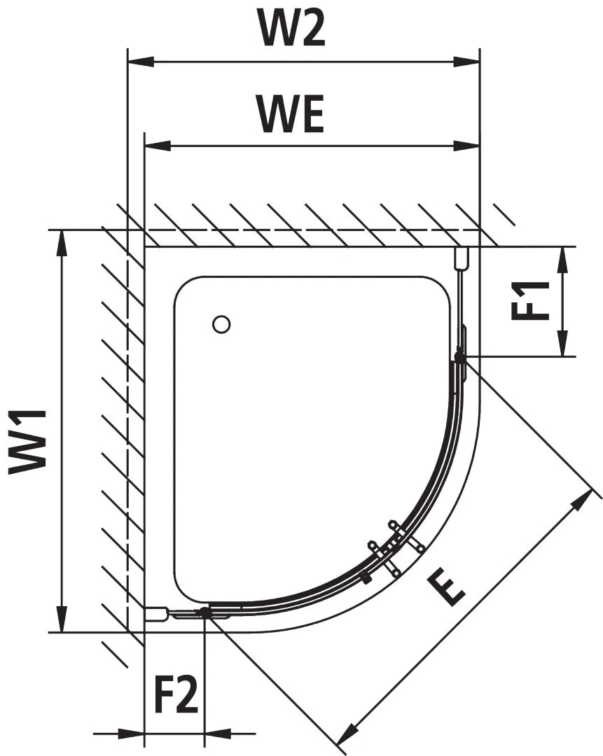 PASA XP PXP55 Viertelkreis-Duschkabine (Pendeltüren mit Festfeldern), Höhe 1850 mm, Wanneneinbaumaß 1180-1210/880-910 mm, Breitenverstellmaß -1200-900 mm, Glasaußenkante 1155-1185/855-885 mm, Farbe Silber Mattglanz, Glas ESG Klar PASA XP PXP55 Viertelkreis-Duschkabine (Pendeltüren mit Festfeldern), Höhe 1850 mm, Wanneneinbaumaß 1180-1210/880-910 mm, Breitenverstellmaß -1200-900 mm, Glasaußenkante 1155-1185/855-885 mm, Farbe Silber Mattglanz, Glas ESG Klar