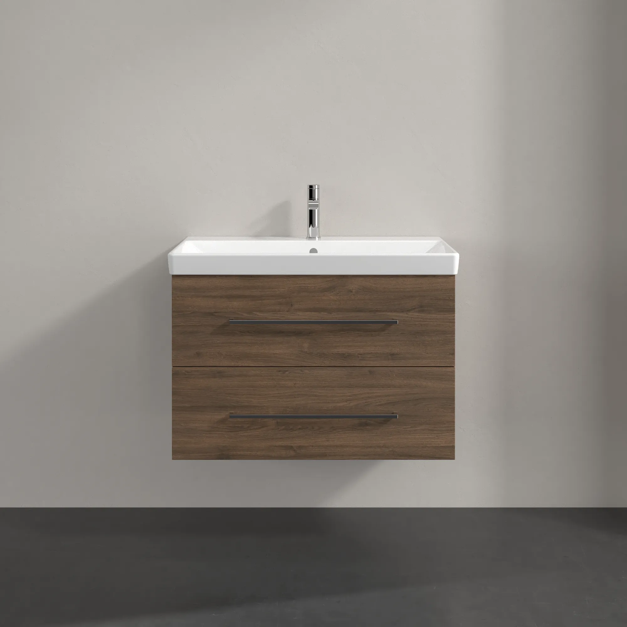 Villeroy & Boch Waschtischunterschrank „Avento“ für Schrankwaschtisch 780 × 514 × 452 mm Arizona Oak, Soft Closing