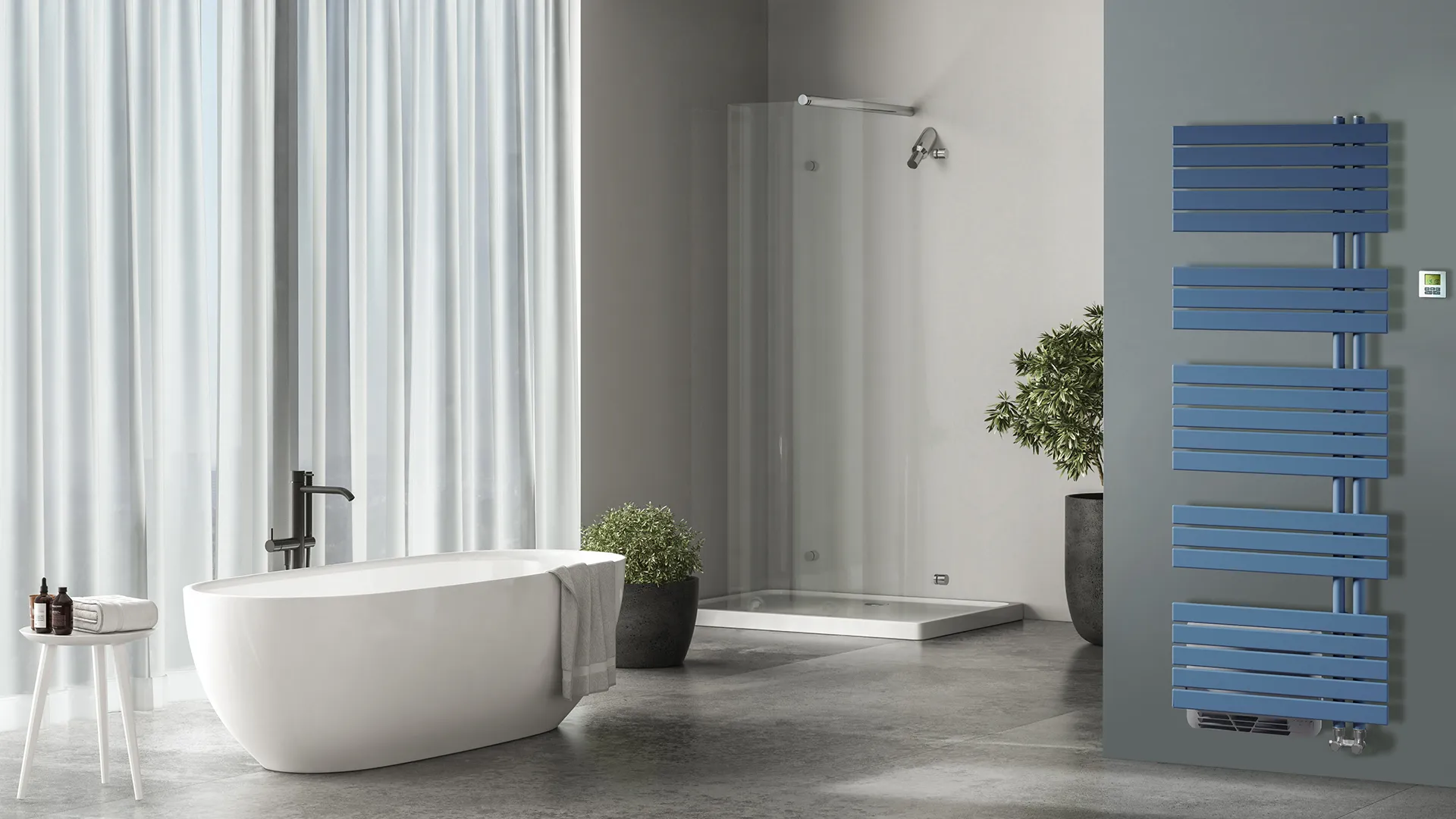 BEMM Badheizkörper Soul-S Air Mix L H1176X110X550, Weiß