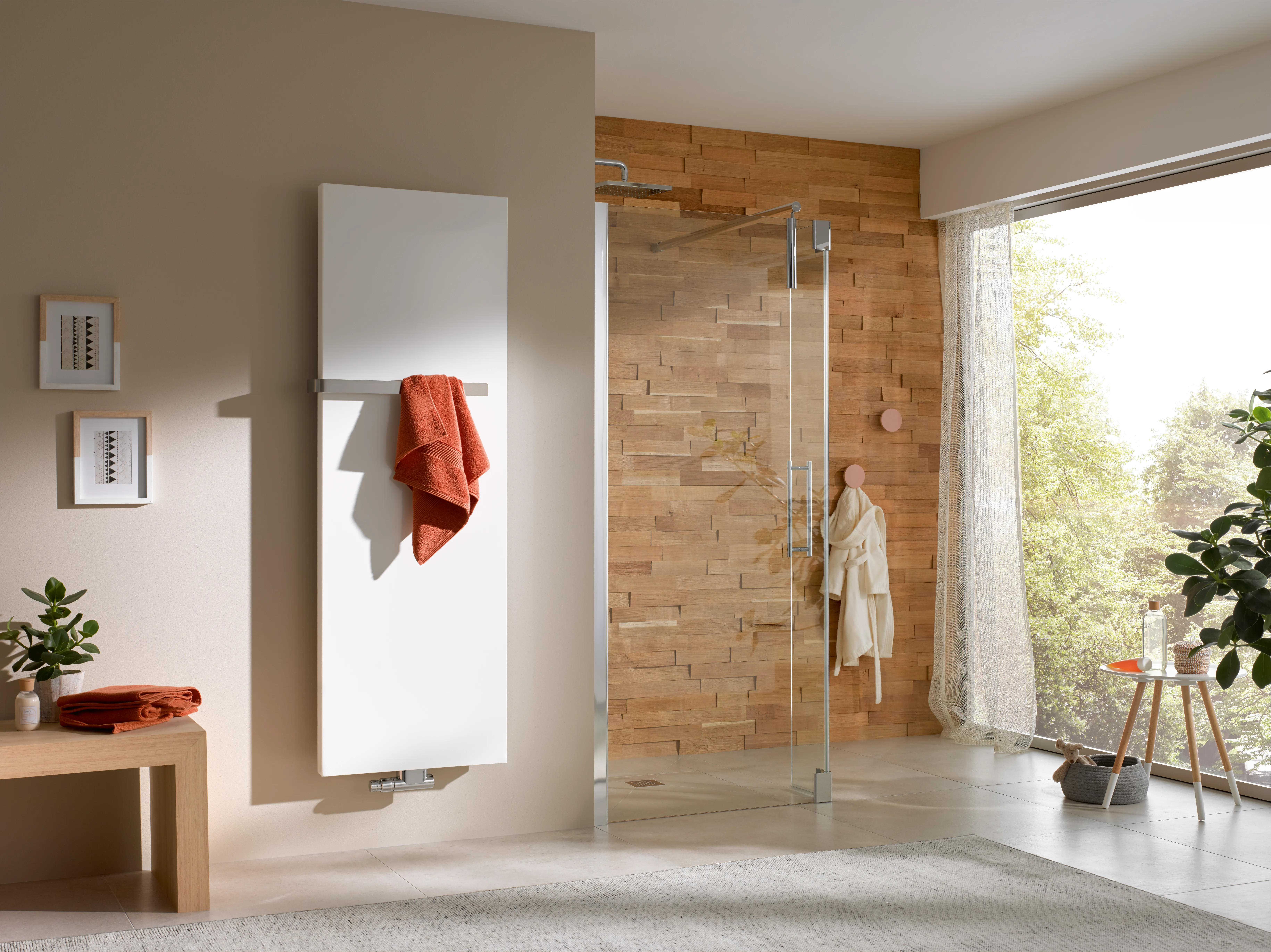 Kermi Design-Elektroheizkörper „Rubeo“ in Farbkonzept Kermi Design-Elektroheizkörper „Rubeo“ in Farbkonzept