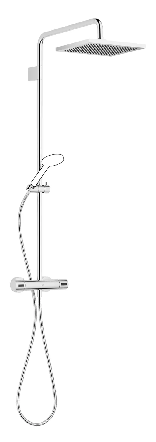 Dornbracht Shower Pipe mit Brause-Thermostat ohne Handbrause FlowReduce Chrom Dornbracht Shower Pipe mit Brause-Thermostat ohne Handbrause FlowReduce Chrom