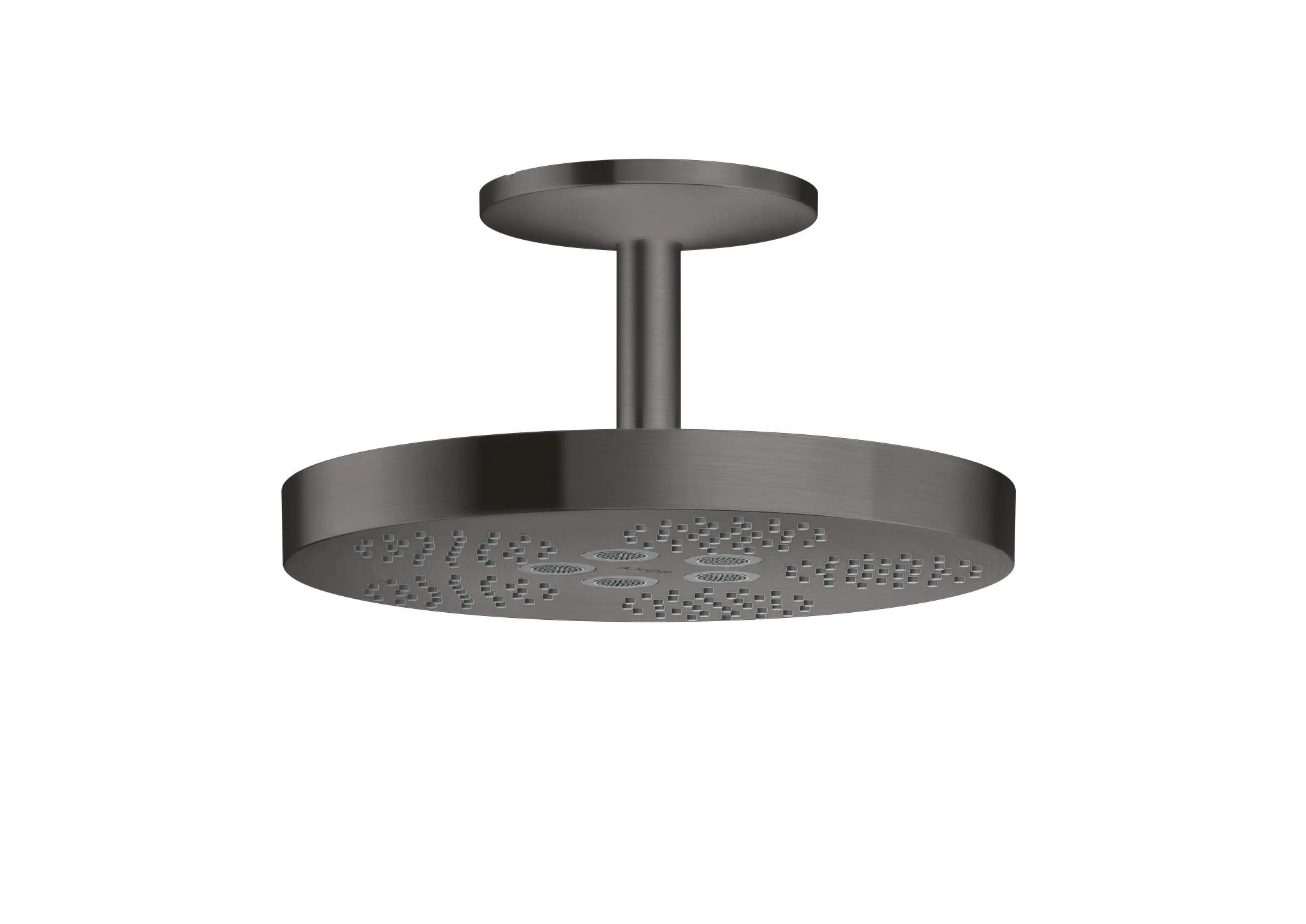 Hansgrohe AXOR One Kopfbrause 1-Jet, 280 mm, Brushed Black Chrome, Deckenmontage BBC