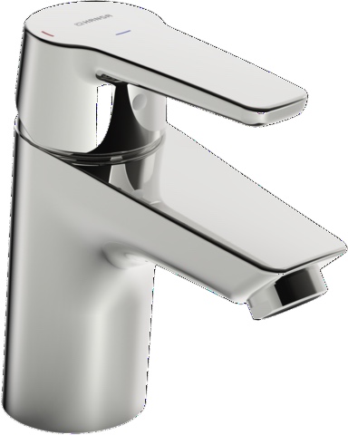 Einhand-Waschtischarmatur „Polo“ Ausladung 103 mm in Chrom Einhand-Waschtischarmatur „Polo“ Ausladung 103 mm in Chrom