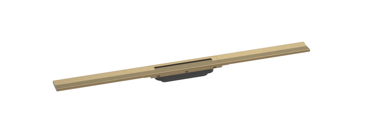 Hansgrohe RainDrain Flex Duschrinne 900 mm, Brushed Bronze, höhenverstellbar, zweiseitige Montage, bis zu 60 l/min Ablaufleistung Hansgrohe RainDrain Flex Duschrinne 900 mm, Brushed Bronze, höhenverstellbar, zweiseitige Montage, bis zu 60 l/min Ablaufleistung