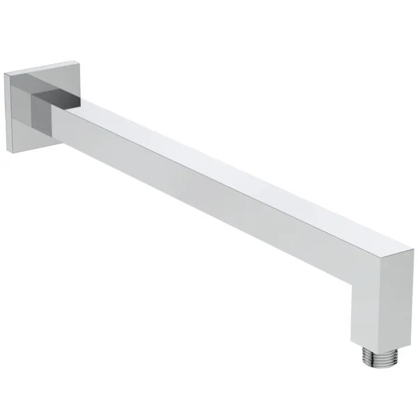 Wandanschluss Idealrain L-Arm 400mm Chrom