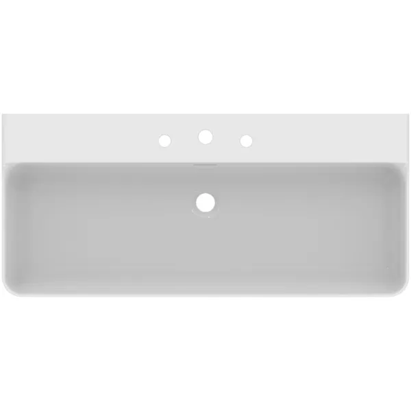 Ideal Standard Conca Waschtisch, 3 Hahnlöcher, weiß mit IdealPlus, 1000x450x165 mm Ideal Standard Conca Waschtisch, 3 Hahnlöcher, weiß mit IdealPlus, 1000x450x165 mm