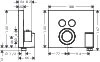 Thermostat UP Axor ShowerSelect FS 2 Verbr.quadr.chr.mit Fixfit u.Porter