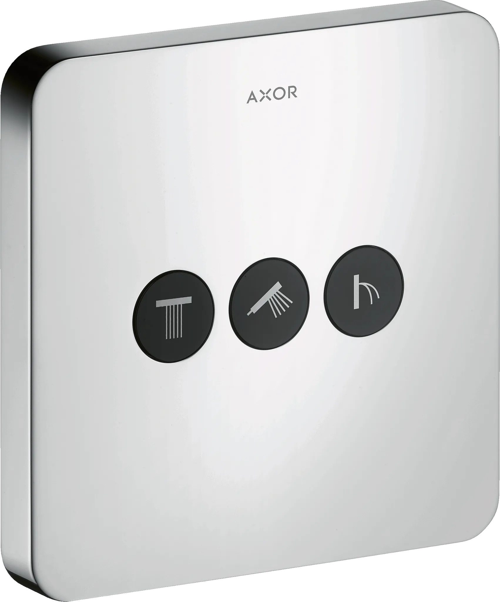 Hansgrohe AXOR ShowerSelect Ventil Unterputz softsquare für 3 Verbraucher, Chrom Hansgrohe AXOR ShowerSelect Ventil Unterputz softsquare für 3 Verbraucher, Chrom