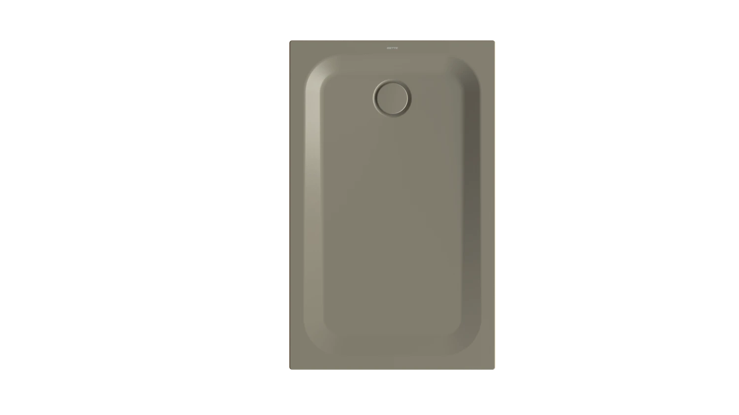 Bette rechteck Duschwanne „BetteUltra“ 1200 × 750 mm ohne Oberflächenbeschichtung, ohne Oberflächenveredelung, mit Wannenträger, in Graphite