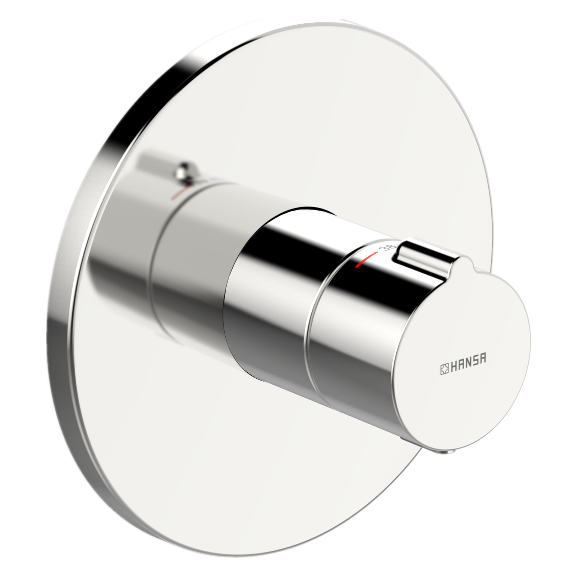 HA Fertigmontageset für Brausebatterie HANSAHOME 8860 Rosette rund Chrom
