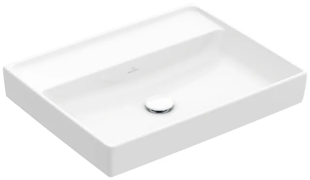 Villeroy & Boch Wandwaschtisch aus TitanCeram „Collaro“ 600 × 470 × 160 mm, ohne Hahnlochbohrung in Weiß Alpin Villeroy & Boch Wandwaschtisch aus TitanCeram „Collaro“ 600 × 470 × 160 mm, ohne Hahnlochbohrung in Weiß Alpin
