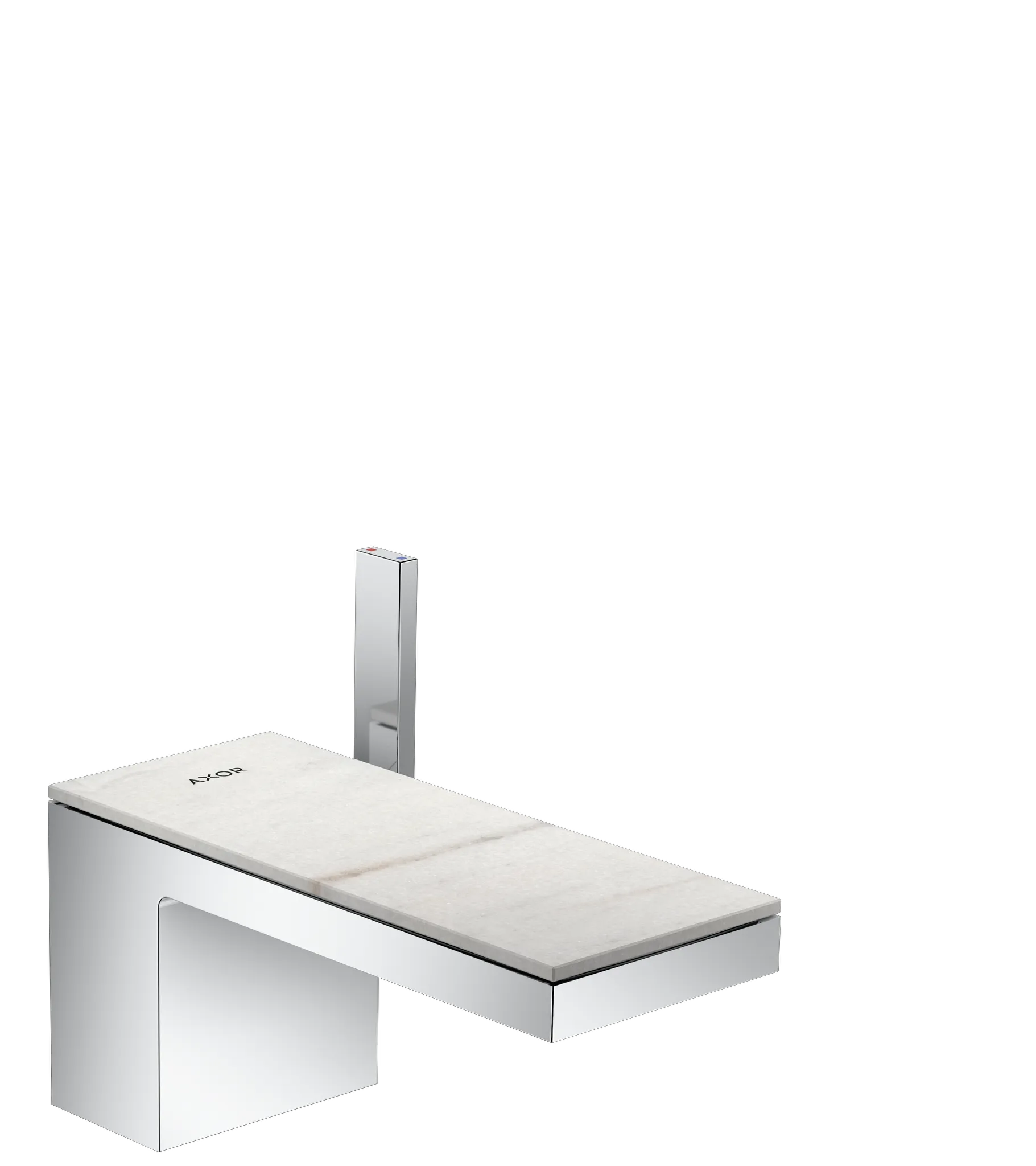 Hansgrohe AXOR MyEdition Einhebel-Waschtischmischer 70 mit Push-Open Ablaufgarnitur ohne Platte, Chrom Hansgrohe AXOR MyEdition Einhebel-Waschtischmischer 70 mit Push-Open Ablaufgarnitur ohne Platte, Chrom