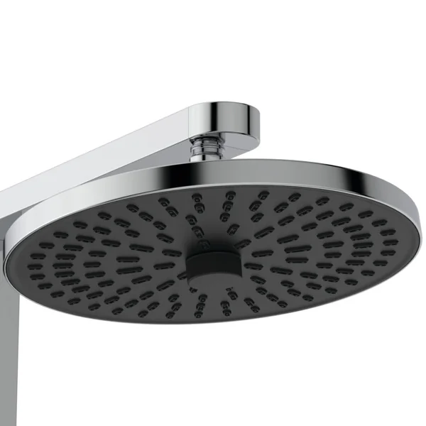 Ideal Standard Ceratwist Alu+ Duschsystem, Chrom, Aufputz, 100% recyceltes Aluminium, 2 Strahlarten Hand- und Kopfbrause Ideal Standard Ceratwist Alu+ Duschsystem, Chrom, Aufputz, 100% recyceltes Aluminium, 2 Strahlarten Hand- und Kopfbrause