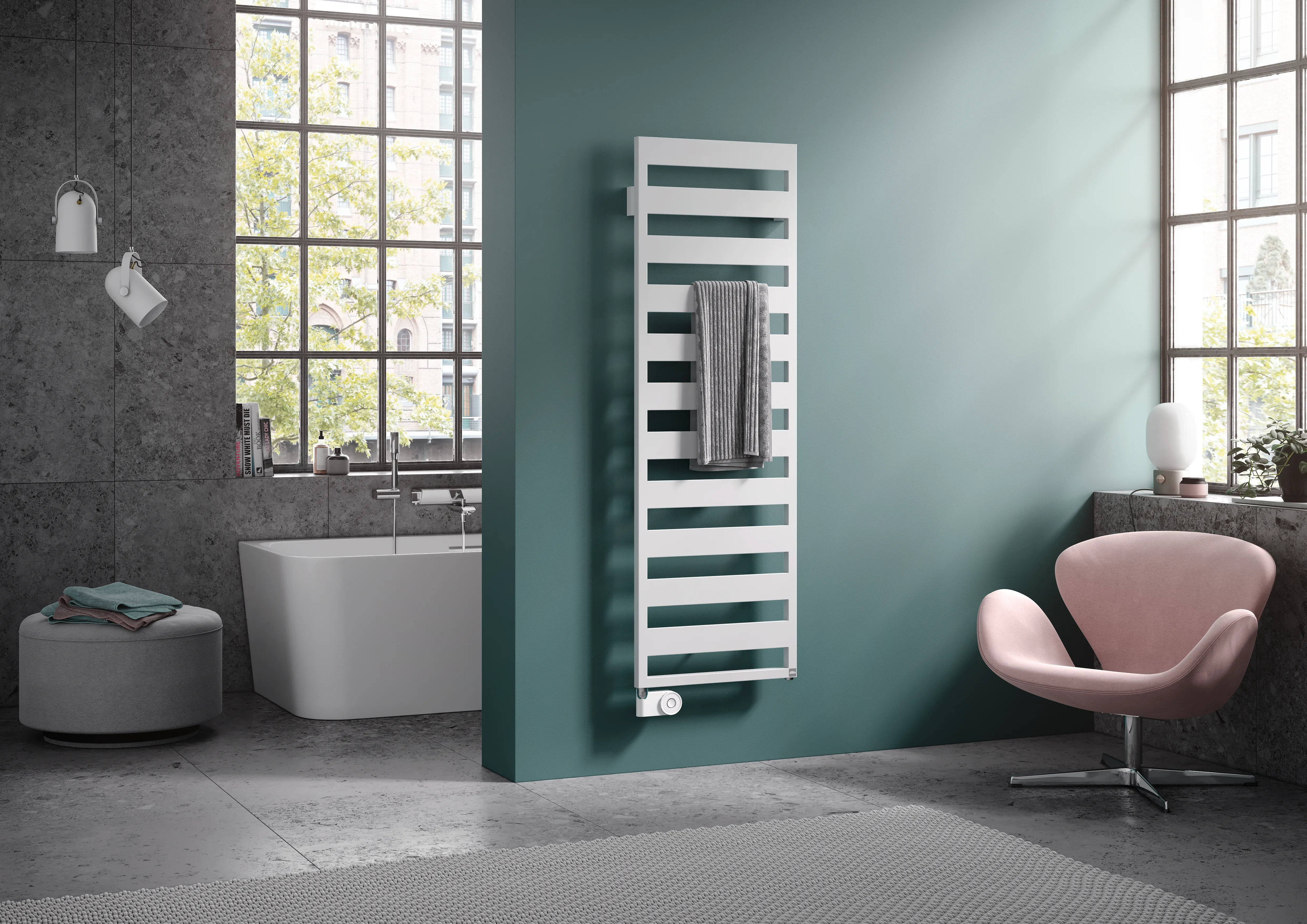 Kermi Design-Elektroheizkörper „Casteo®-E“ 50 × 153,3 cm in Anthracite Grey Kermi Design-Elektroheizkörper „Casteo®-E“ 50 × 153,3 cm in Anthracite Grey