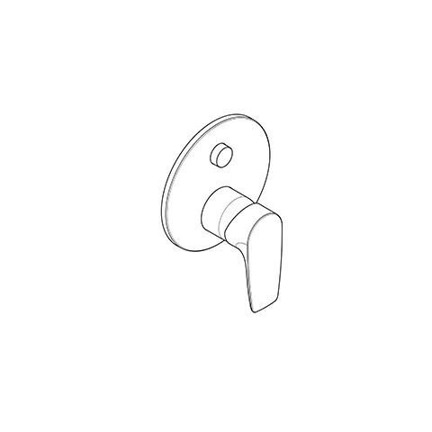 Kludi PURE&SOLID UP-Wafü-/Br.-EHM Push Set m. Funktionseinheit, f.88022 chrom