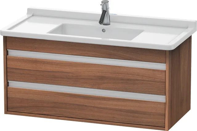 Duravit Waschtischunterschrank wandhängend „Ketho“ 100 × 48 × 45,5 cm Nussbaum Natur