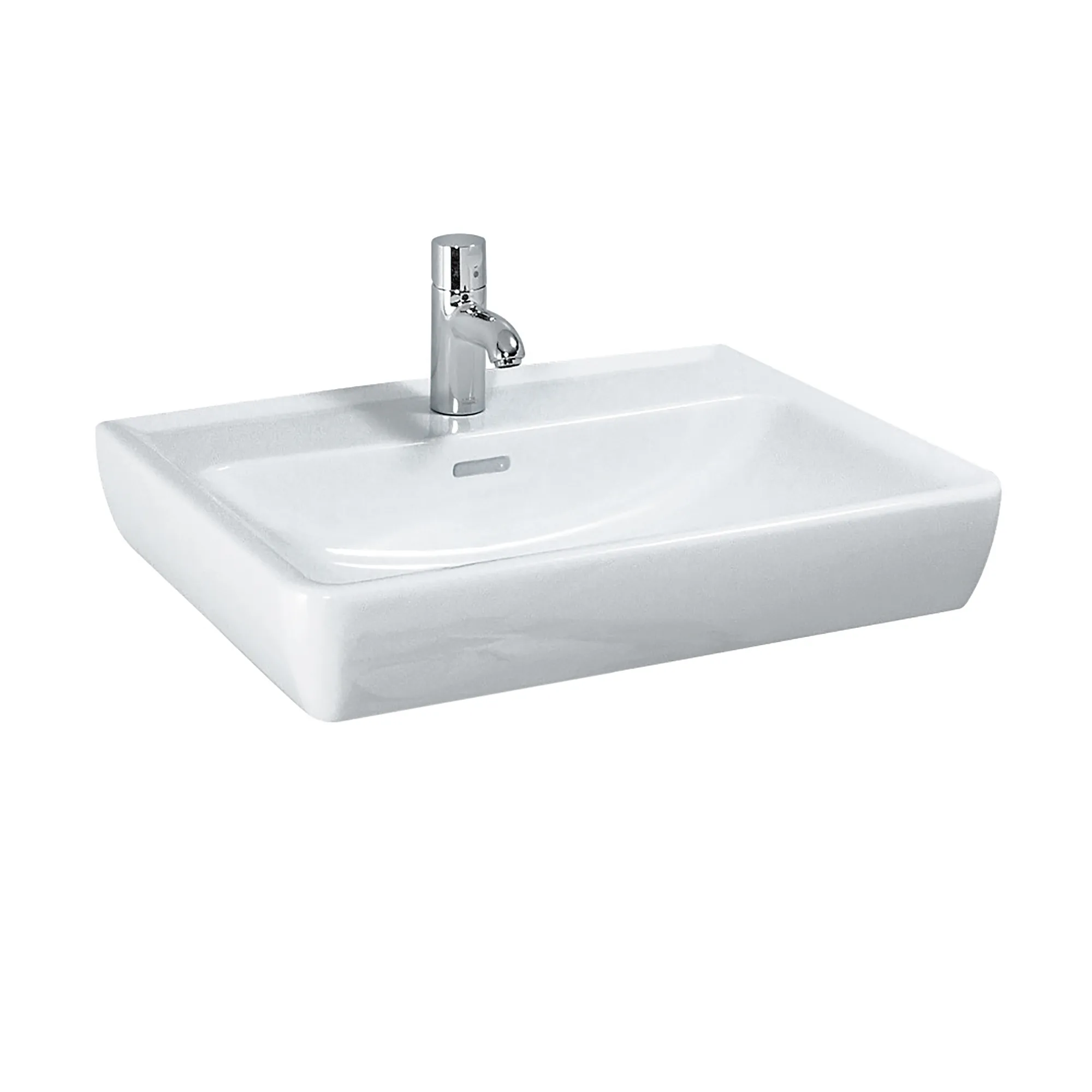 Waschtisch PRO A 480x600x180 1 Hahnloch mit Überlauf weiß Waschtisch PRO A 480x600x180 1 Hahnloch mit Überlauf weiß