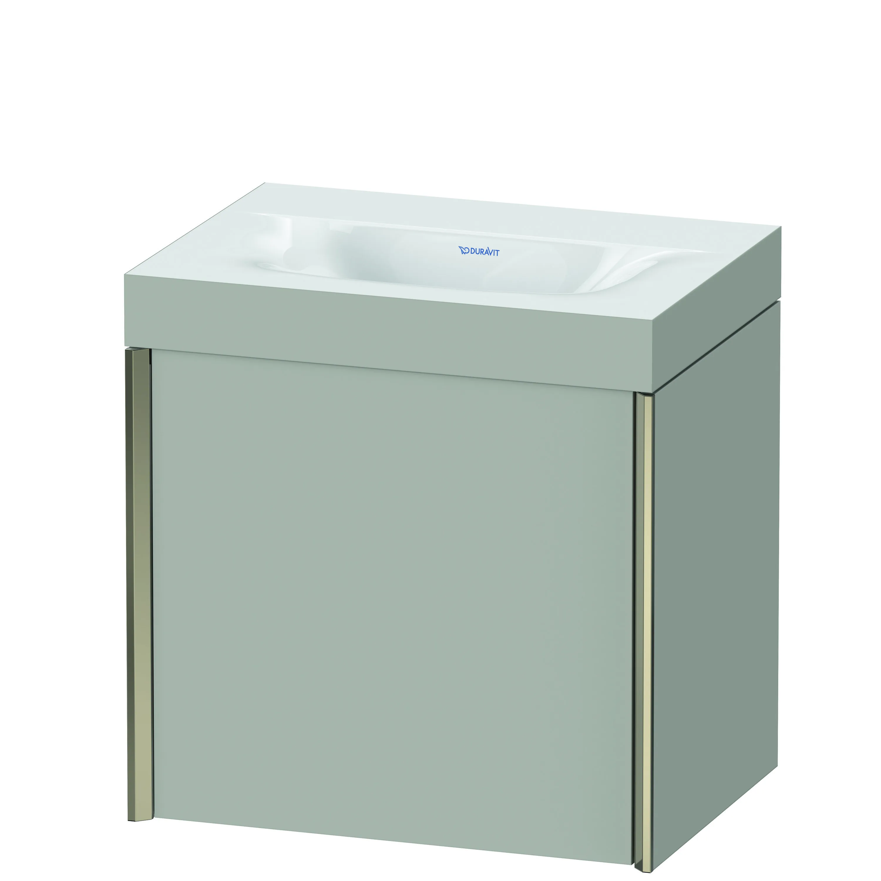 Duravit Waschtischunterschrank wandhängend „XViu“ 45 × 46 × 33 cm in Betongrau Matt