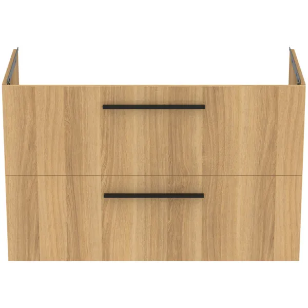 Ideal Standard i.life A Möbelwaschtischunterschrank, Eiche Natur, 1000x440x630 mm, 2 Auszüge mit Softclose-Mechanismus