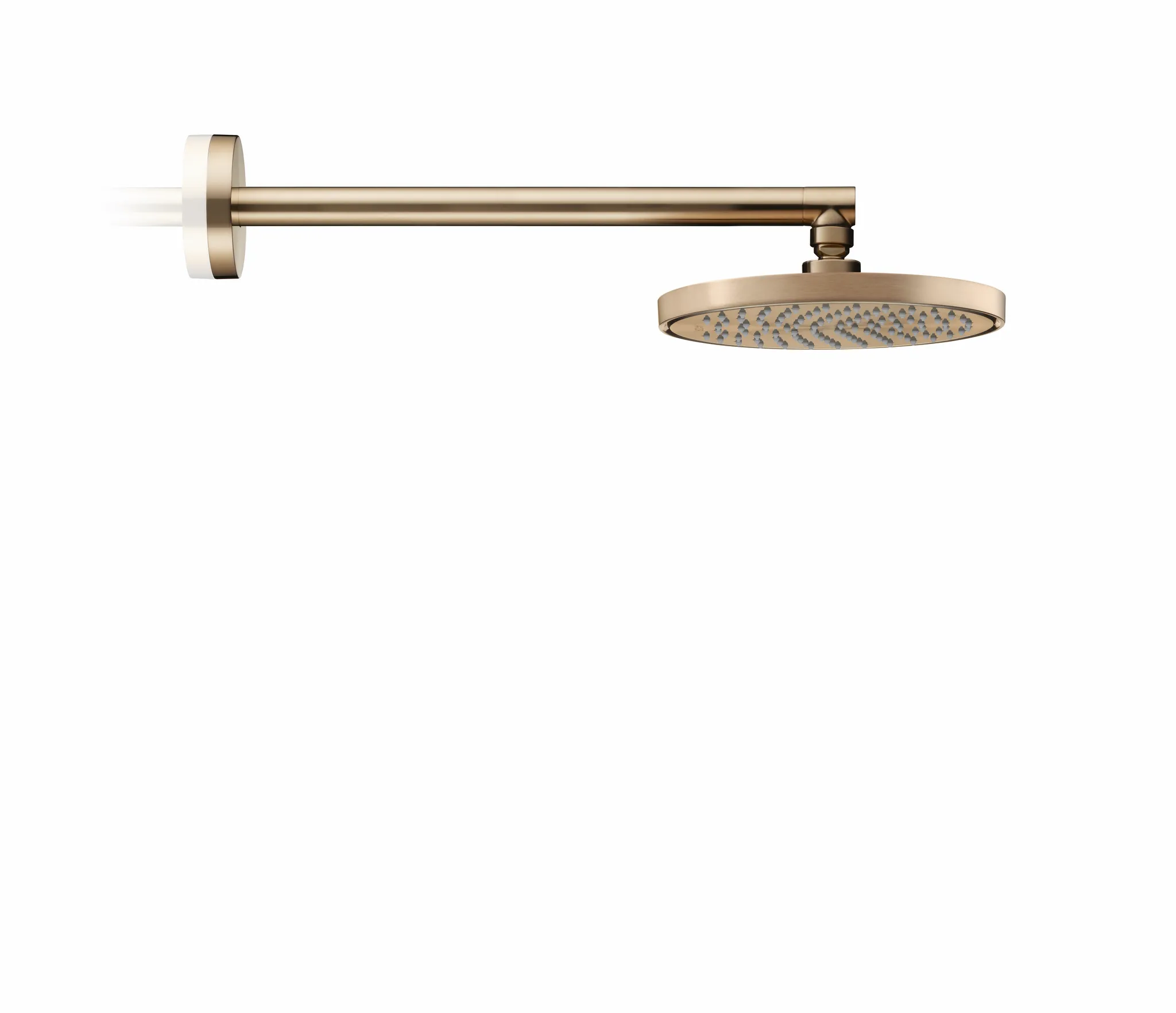 Hansgrohe AXOR ShowerSolutions Kopfbrause 220 1jet Brushed Bronze, verstellbarer Winkel, abnehmbar zur Reinigung, G 1/2 Anschluss Hansgrohe AXOR ShowerSolutions Kopfbrause 220 1jet Brushed Bronze, verstellbarer Winkel, abnehmbar zur Reinigung, G 1/2 Anschluss