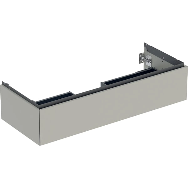 Geberit Waschtischunterschrank „ONE“ greige / lackiert matt Geberit Waschtischunterschrank „ONE“ greige / lackiert matt