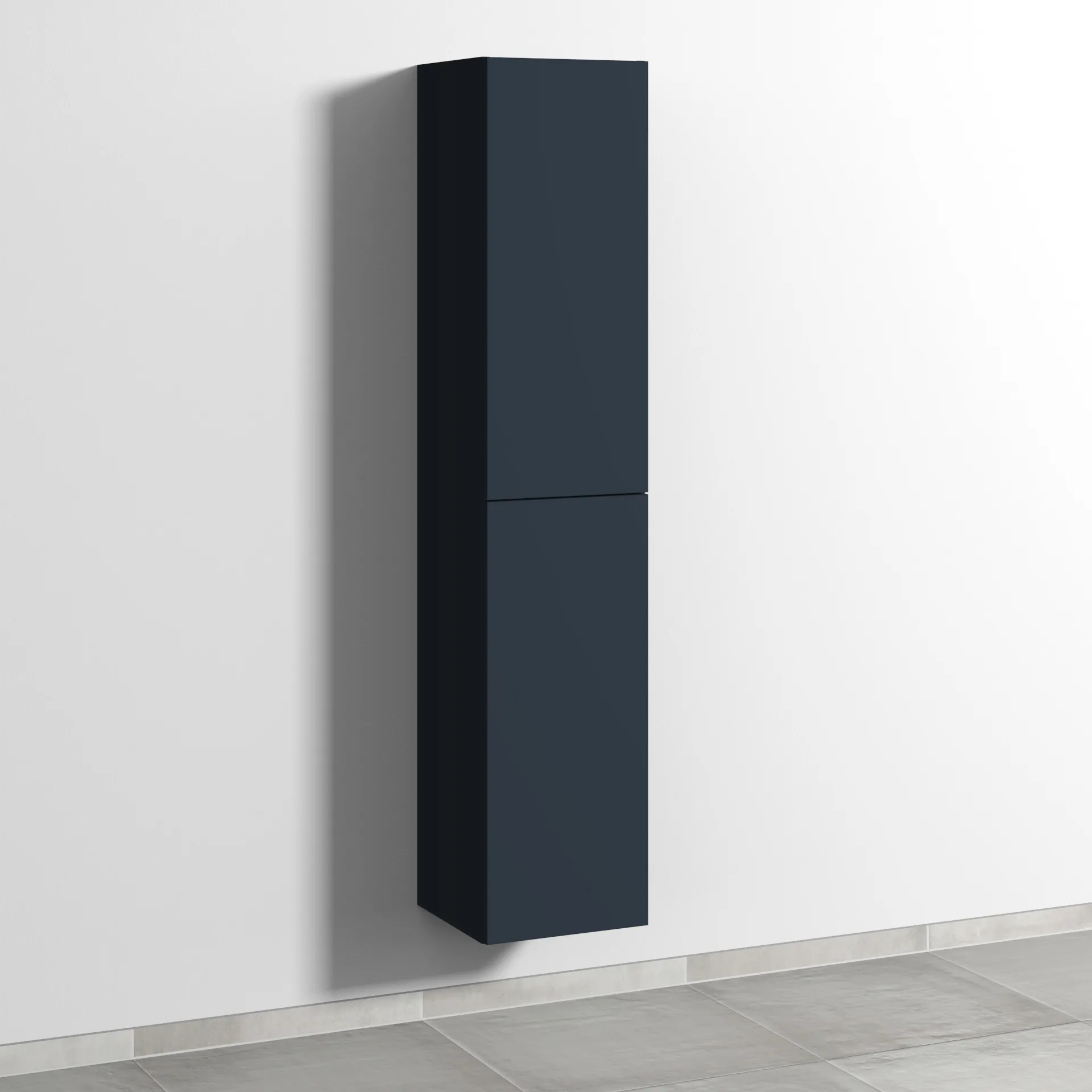 Sanipa Hochschrank „3way“ 350 × 1700 × 345 mm Anschlag rechts, in Marine (matt), Anschlag rechts