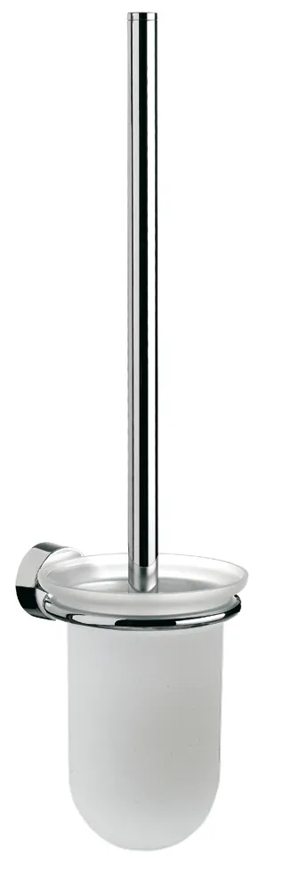 emco Toilettenbürstengarnitur ohne Deckel „rondo 2“ in chrom, Befestigung verdeckt emco Toilettenbürstengarnitur ohne Deckel „rondo 2“ in chrom, Befestigung verdeckt