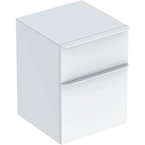 Smyle Square Seitenschrank mit zwei Schubladen: 45x60x47cm, weiß Smyle Square Seitenschrank mit zwei Schubladen: 45x60x47cm, weiß